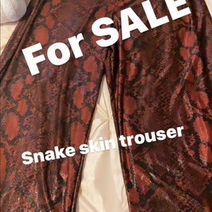 Snakeskin trouser